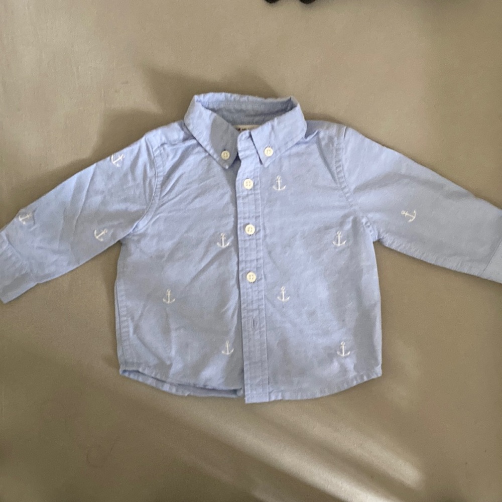 3-6m oxford shirt - Janie and Jack